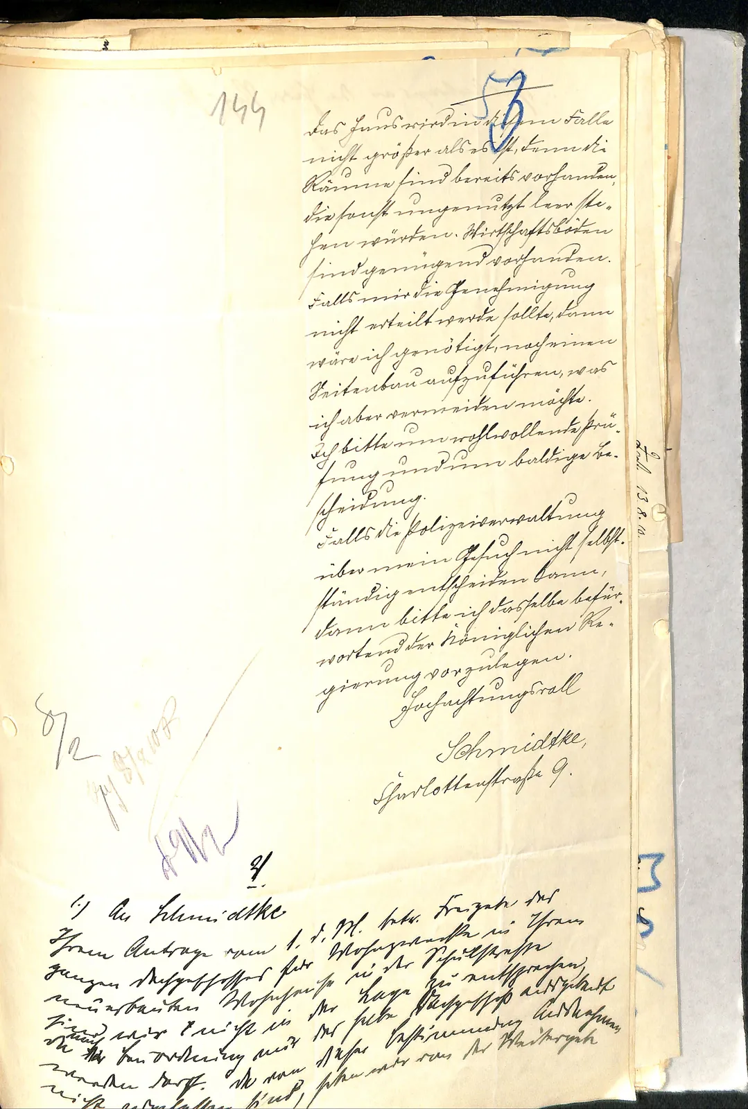 Skan: Zakończenie memoriału Schmidtkego, podpis (3/3)