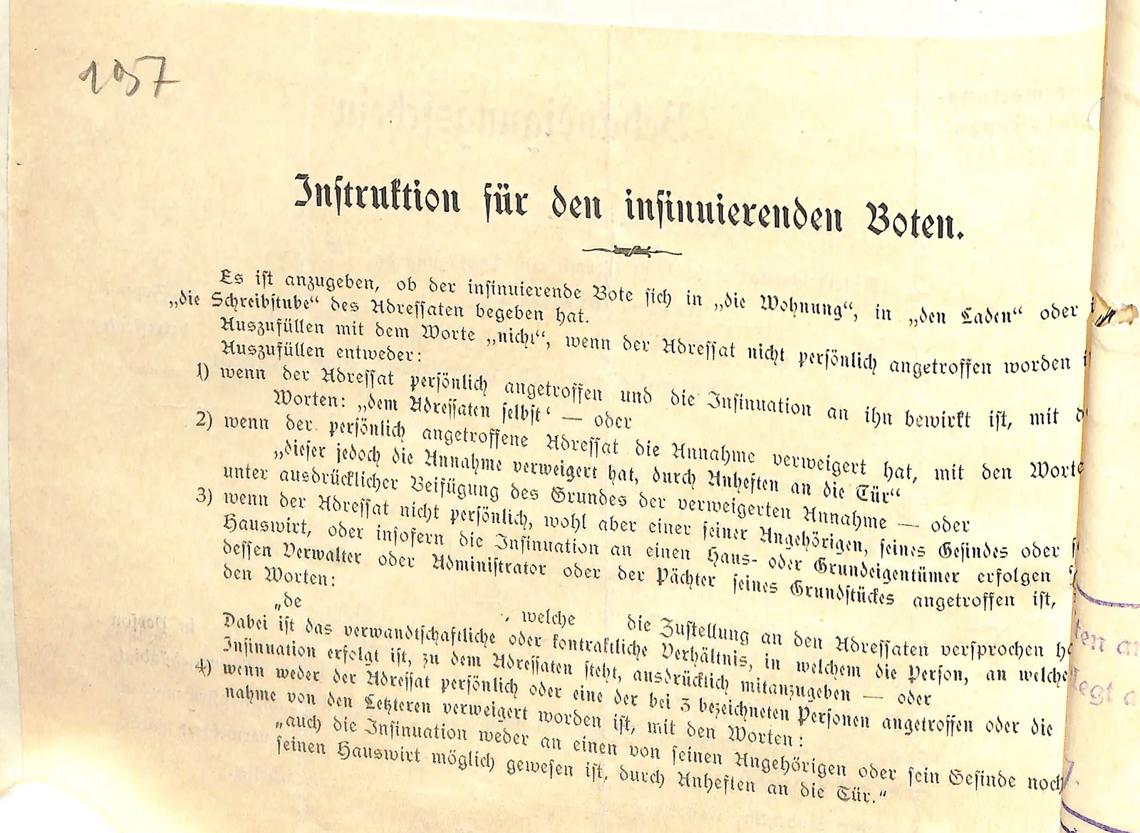 Skan: Instrukcja dla posłańca (odwrocie karty 196)