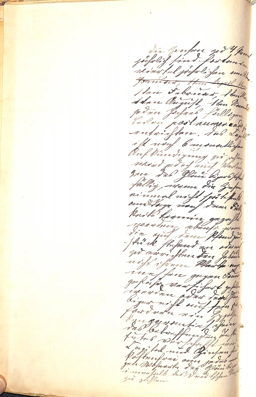 Skan: Protokół sądowy: wdowa Friederike Aspolm jako właścicielka działki (1889) — ujęcie 2 z 3