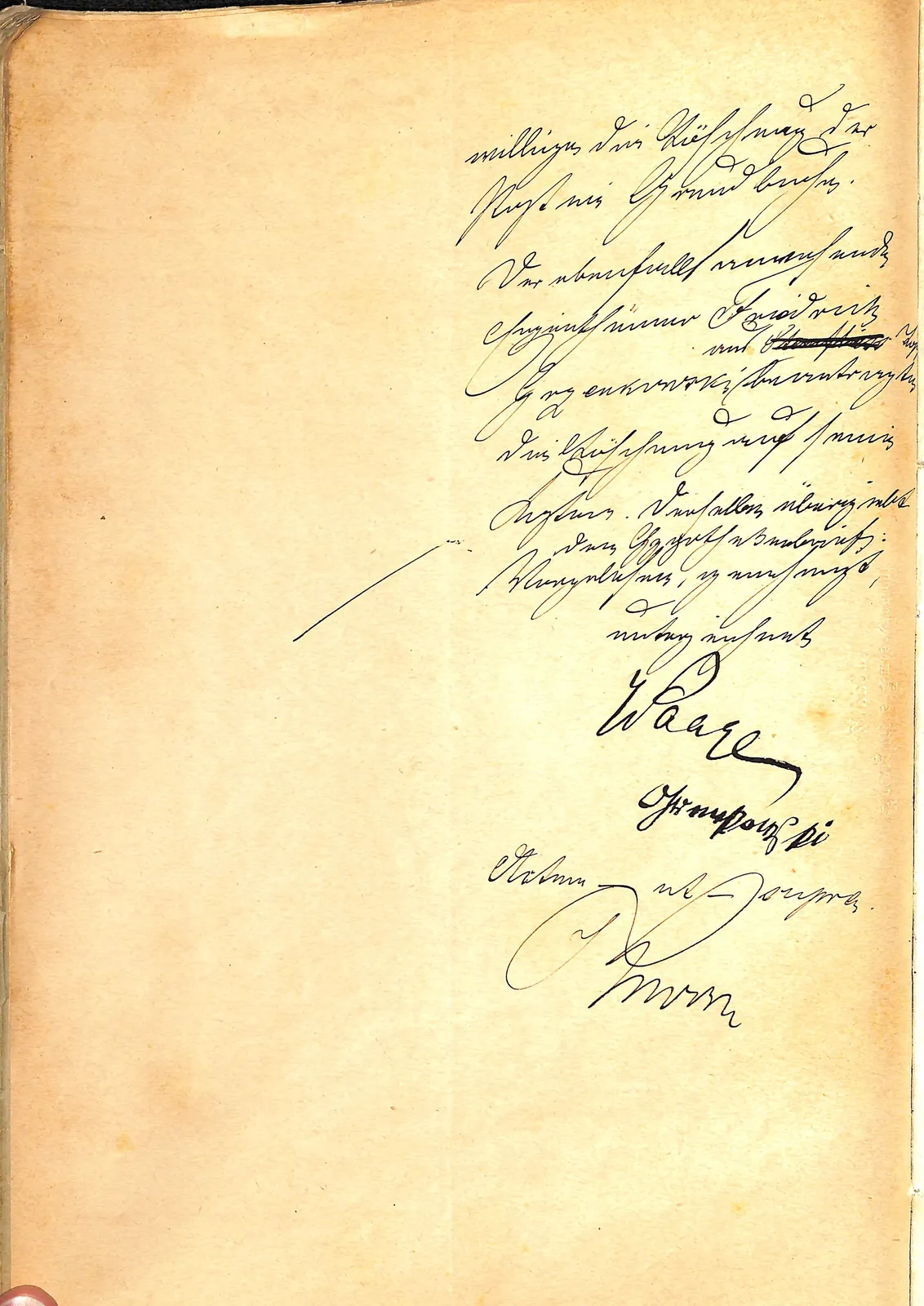 Skan: Spłata i wykreślenie najstarszej hipoteki 1800 marek (obecnie Erdmanna Waage) — ujęcie 2 z 4