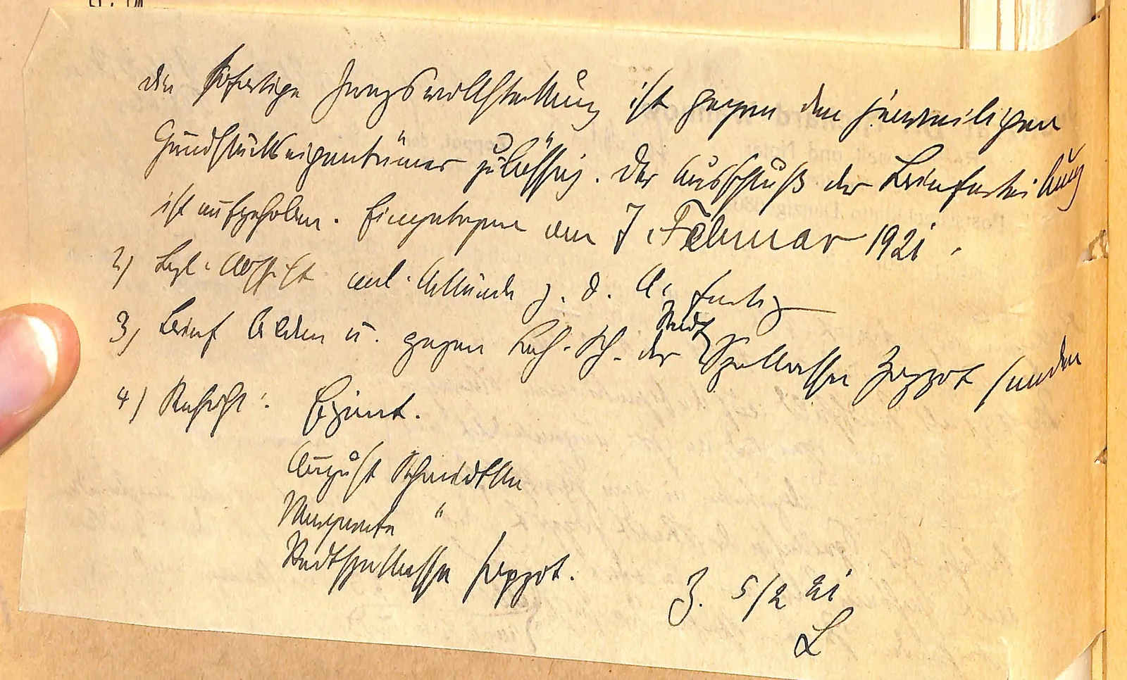 Skan: Pismo notariusza Wannowa — zarządzenie o wpisie dotyczącym hipoteki 16 000 M — ujęcie 2 z 2