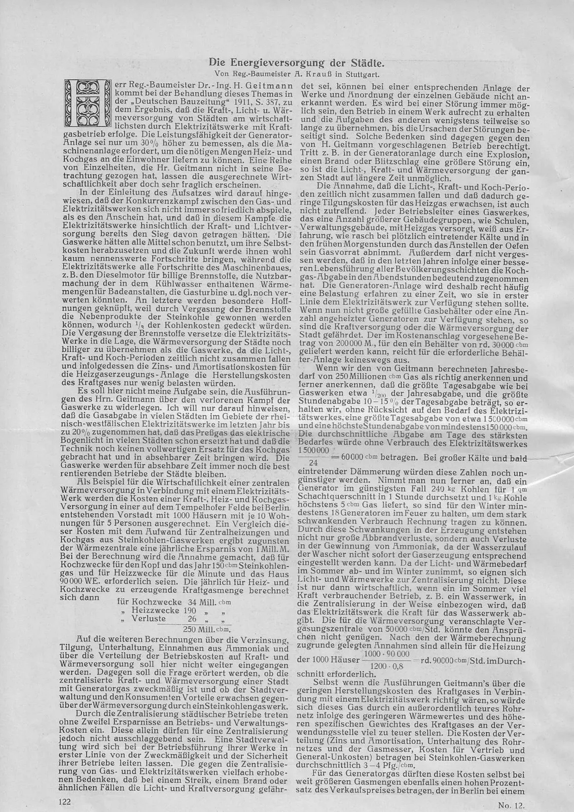 Skan: „Deutsche Bauzeitung” 1912 — budowa Domu Zdrojowego w Sopocie 1909–1910 — ujęcie 6 z 8
