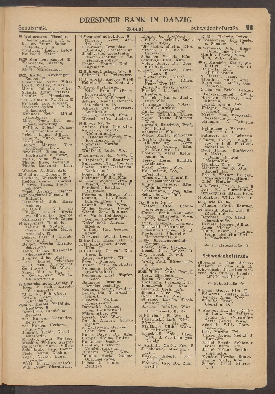 Skan: Einwohnerbuch 1935 — Schulstraße 44 — ujęcie 3 z 3