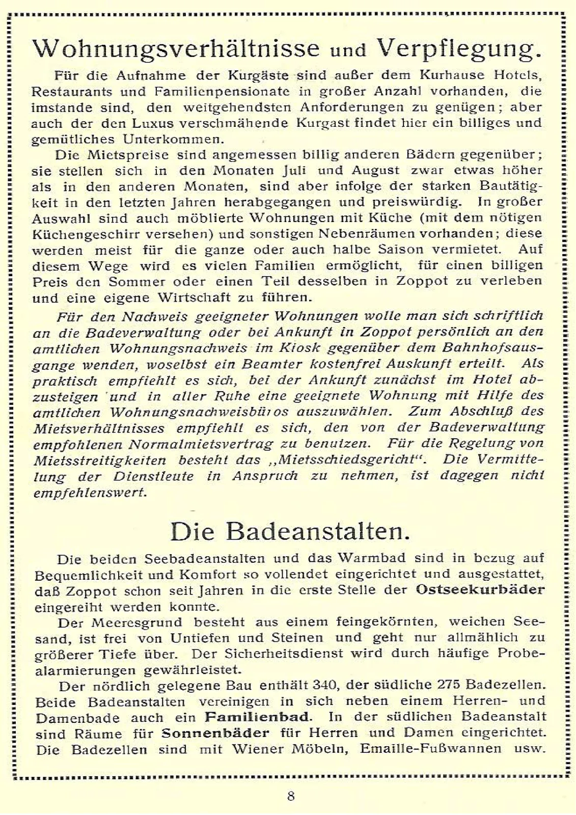 Skan: Przewodnik po kąpielisku Sopot, 1914 — ujęcie 11 z 35