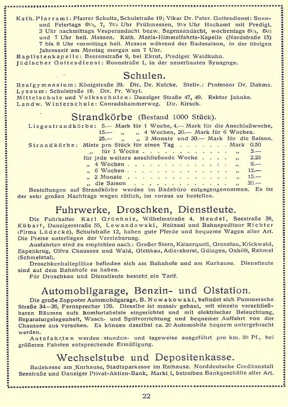 Skan: Przewodnik po kąpielisku Sopot, 1914 — ujęcie 23 z 35