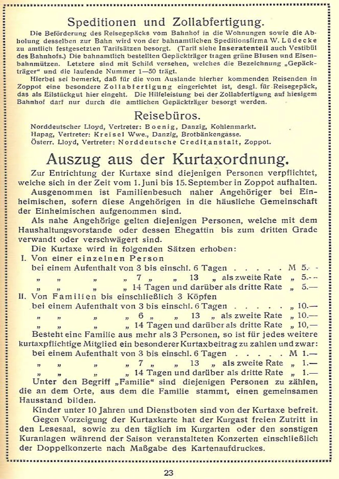 Skan: Przewodnik po kąpielisku Sopot, 1914 — ujęcie 24 z 35