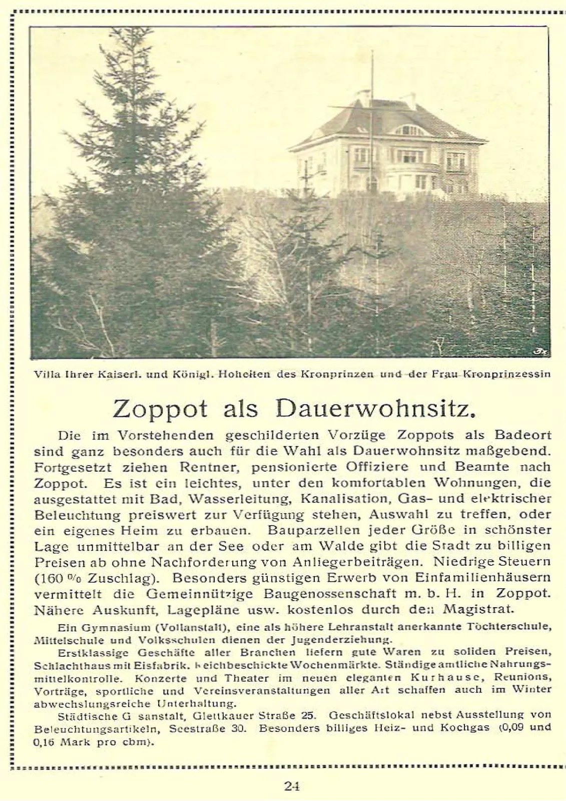 Skan: Przewodnik po kąpielisku Sopot, 1914 — ujęcie 25 z 35