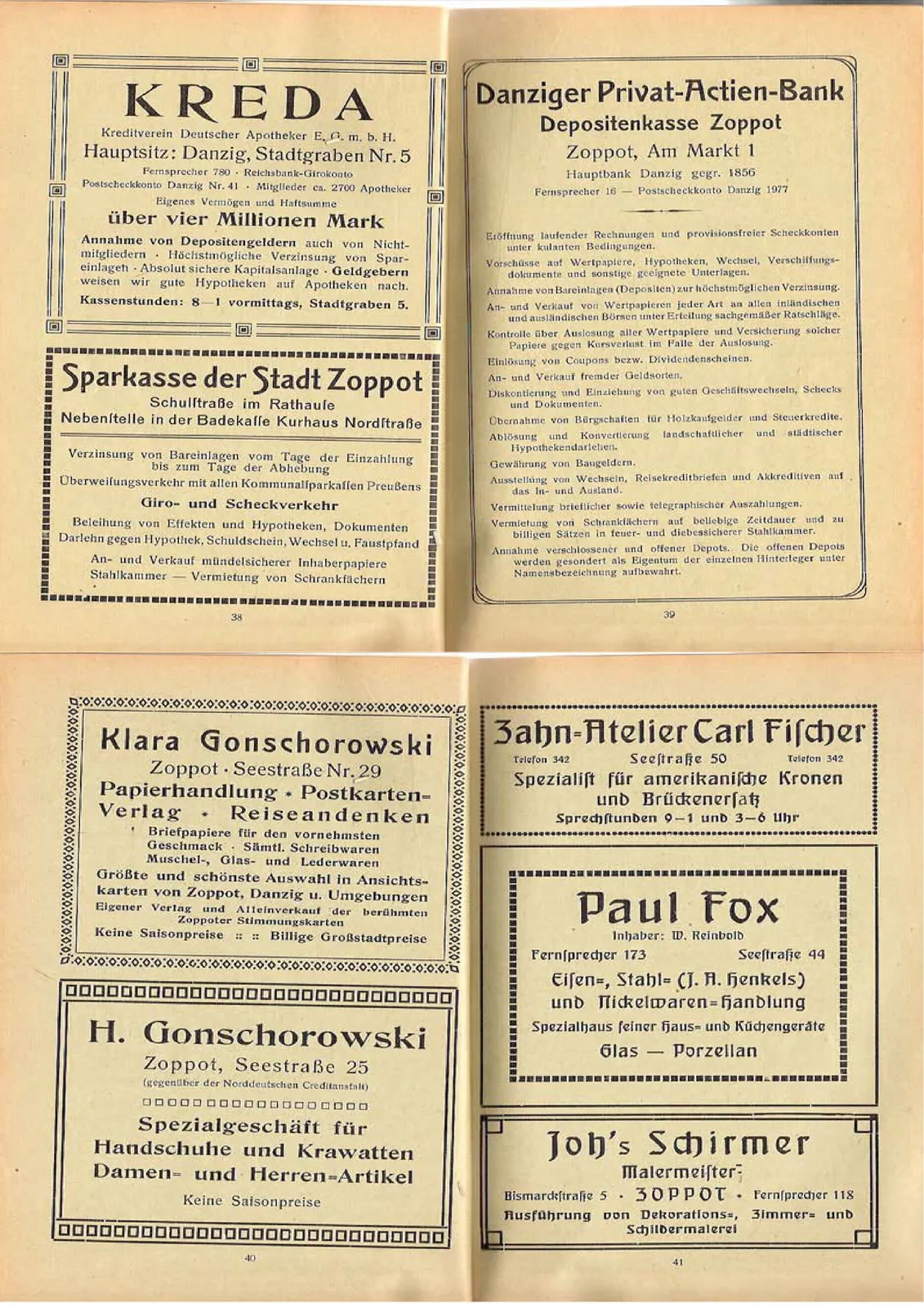 Skan: Przewodnik po kąpielisku Sopot, 1914 — ujęcie 29 z 35