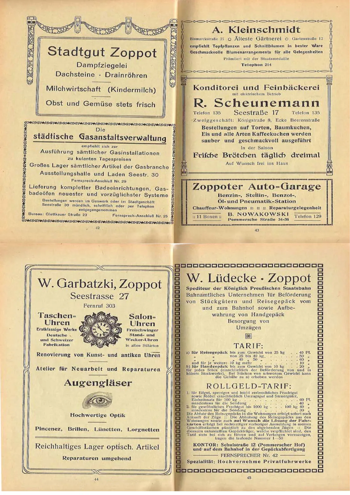 Skan: Przewodnik po kąpielisku Sopot, 1914 — ujęcie 30 z 35