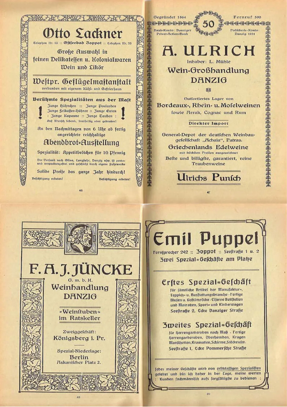 Skan: Przewodnik po kąpielisku Sopot, 1914 — ujęcie 31 z 35