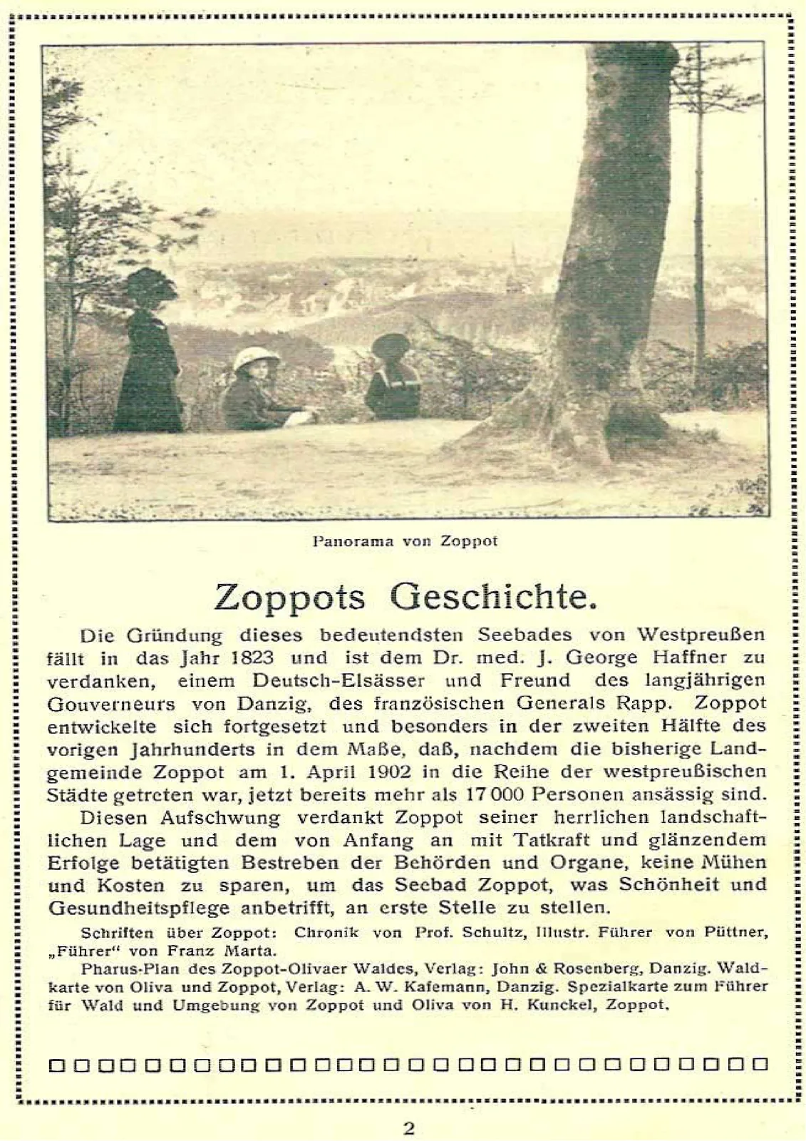 Skan: Przewodnik po kąpielisku Sopot, 1914 — ujęcie 5 z 35
