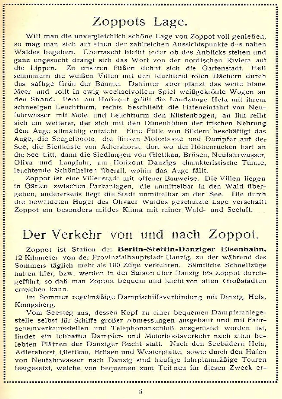 Skan: Przewodnik po kąpielisku Sopot, 1914 — ujęcie 8 z 35
