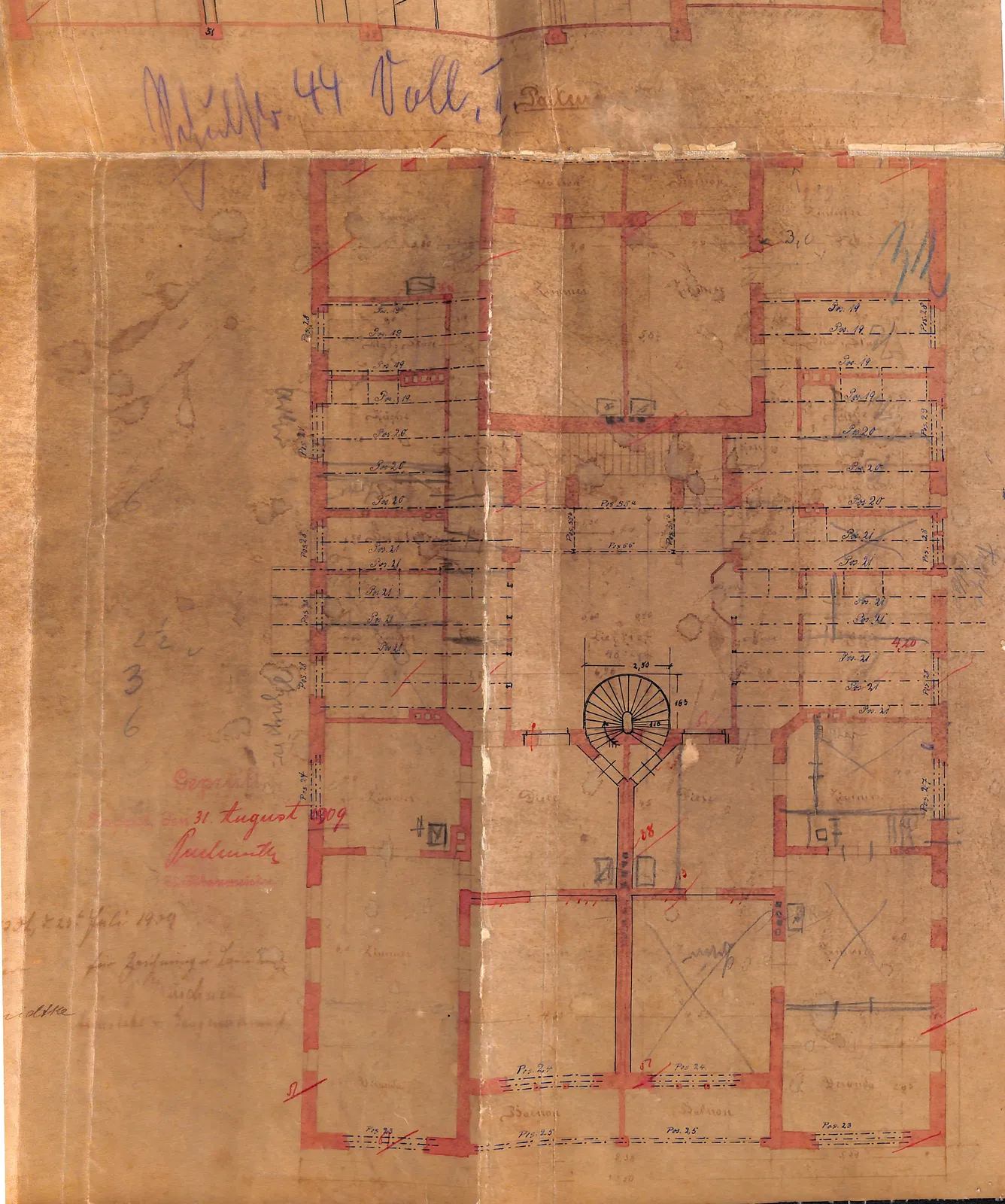 Skan: Rzut parteru (zatw. 31 VIII 1909)
